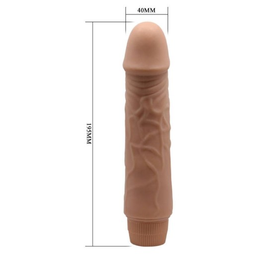 SUPER PRÍRODNÝ GÉLOVÝ VIBRÁTOR 19cm