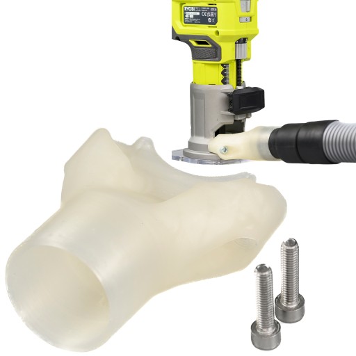 Adaptér horného odsávania pre frézku RYOBI RTR18 RTR18-0 18V Ø35