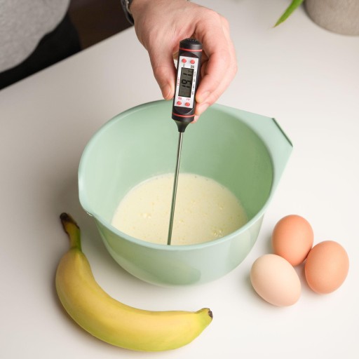Elektrický LCD kuchynský teplomer na mäso a víno - Sillar