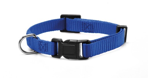 Nylonový obojok pre psa - 1,5 x 33-40 cm Modrý