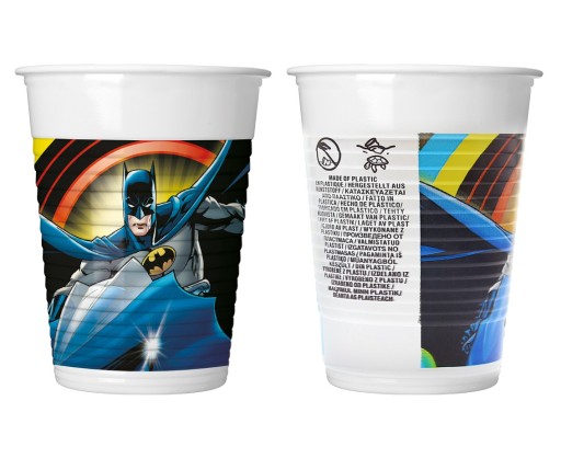 Plastové poháre (WM) Batman Rogue Rage, 200 ml