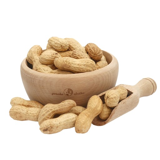 Arašidy pražené arašidy v škrupine 200g