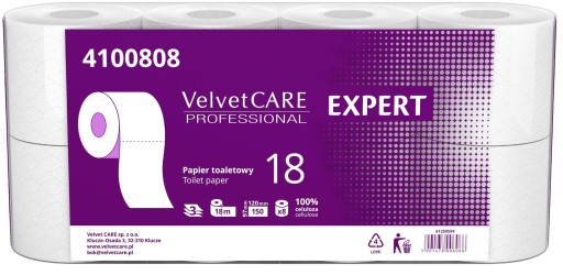 VELVET Expert účinný toaletný papier 3 vrstvy 8s