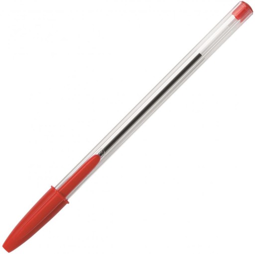 ČERVENÝ GUĽOVÝ BOD 1,0 MM BIC CRISTAL MEDIUM tradičný x 10