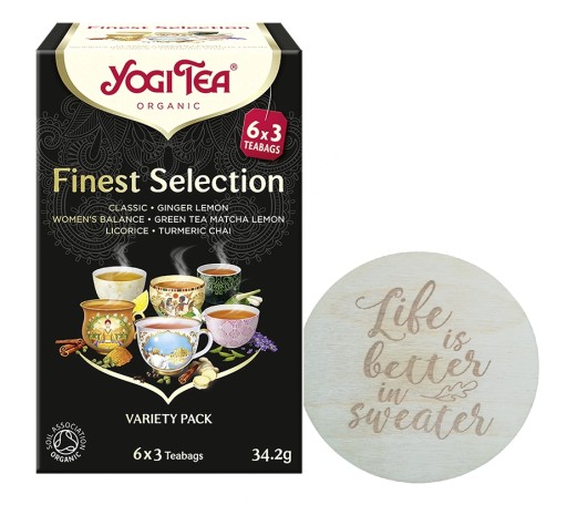 Organický čajový set Finest Selection 34,2 g Yogi Tea