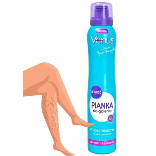 VENUS Pena na holenie Hypoalergénna 200 ml