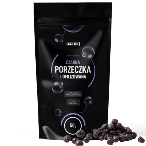 ČIERNE RÍBEZLE SUŠENÉ MRAZOM 50g HiFOOD