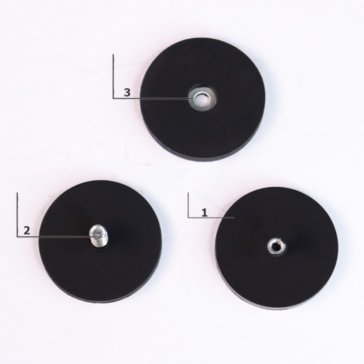 MAGNETICKÝ DRŽIAK M4 ZÁVIT GUMOVÉ POUZDRO 22x6 mm