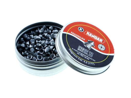 Granule do vzduchovky, ostrý hrot, 0,51 g, kal 4,5 mm, 250 kusov