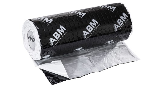 ABM Extreme zvukotesná rohož, alu-butyl, PREMIUM Class 2,5mm 20x25cm