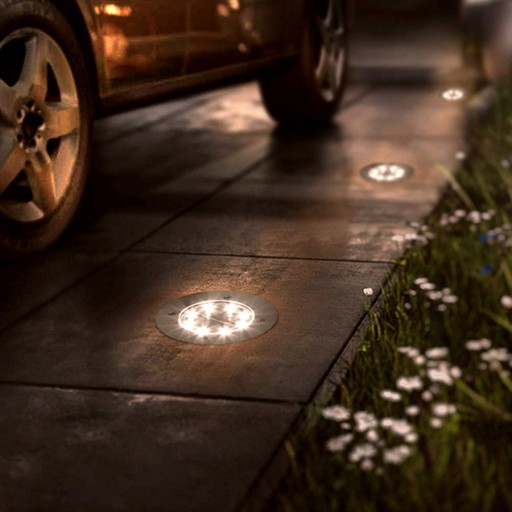SOLÁRNE LED LAMPY, LED ZEMNÉ LAMPY, 1 kus, ZÁHRADNÉ SVIETIDLÁ