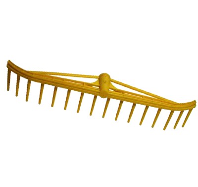Plastové hrable na seno 16-radličkové 55cm 12250