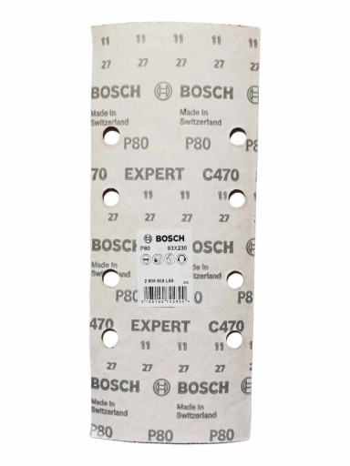 BOSCH Brúsny papier 93x230mm P80 C470 1 kus