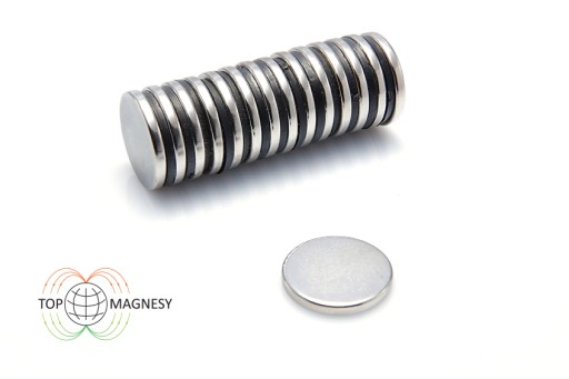 Neodymový magnet valcový MW 20x2,5 mm N38 1 ks.