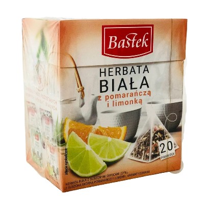 Biely čaj s pomarančom a limetkou Bastek 20t