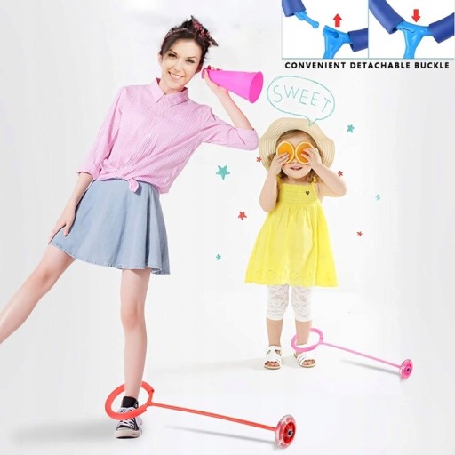 HULA HOP ŠVIHÁK NA NOHY S OSVETĽOVACÍMI LED