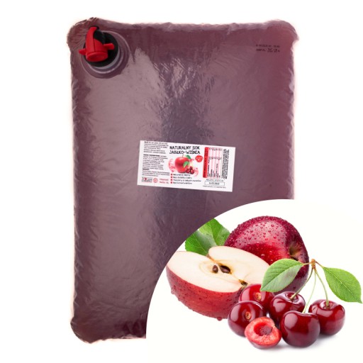 Jablková šťava CHERRY NFC lisovaná z čerešní 100% 5L