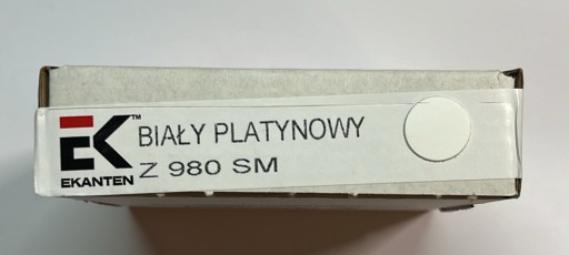 Egger Nábytková zátka biela Platinum 980 SM