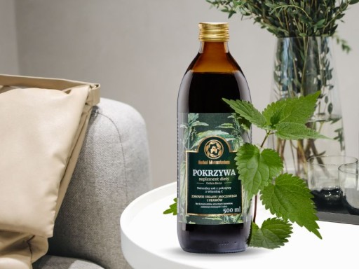 Herbal Monasterium žihľavová šťava 500 ml, bez konzervantov a farbív