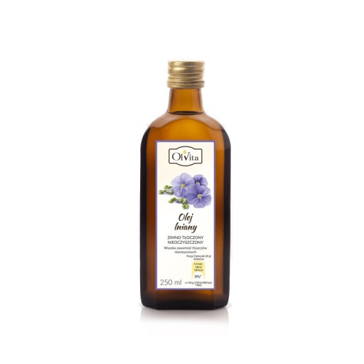 Ľanový olej Dr. Budwig 250ml za studena lisovaný OlVita