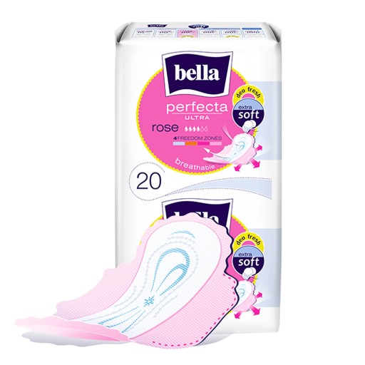 BELLA PERFECTA ULTRA ROSE 20SZ EXTRA MÄKKÉ SANITÁRNE VLOŽKY