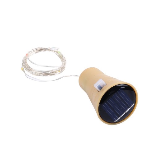 20 LED ŽIAROV UZÁVER FĽAŠE SOLÁRNE DEKORATÍVNE DRÔTY