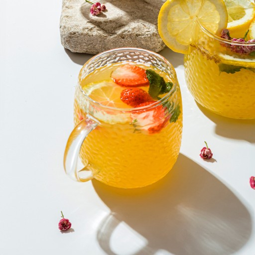 Florina Savia sklenený hrnček 380 ml, sada 2 ks