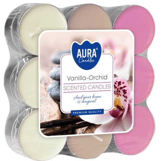 BISPOL Aura 4H voňavé ohrievače VANILKA ORCHID 18 ks.