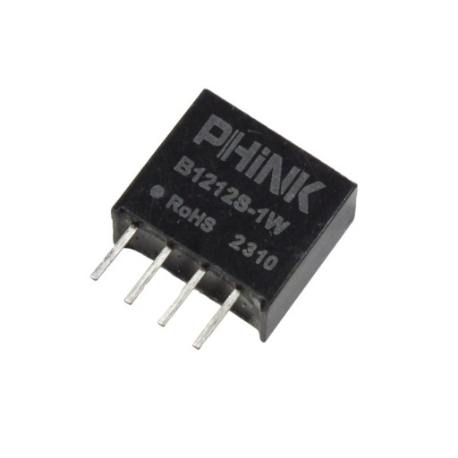 Izolovaný menič B1212S DC/DC 12V-12V 1W