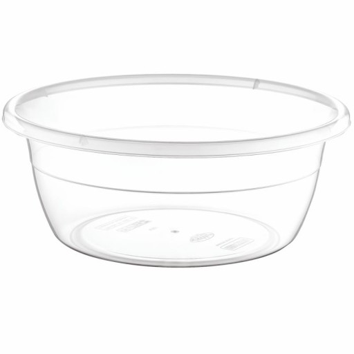 PLASTOVÁ MISKA okrúhla priehľadná MISKA 10L BPA