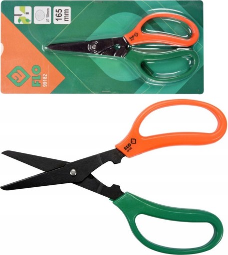 KVETINÁRSKE NOŽNICE NA BYLINKY A KVETY S ROVNOU ČEPELOU 40MM 16,5cm