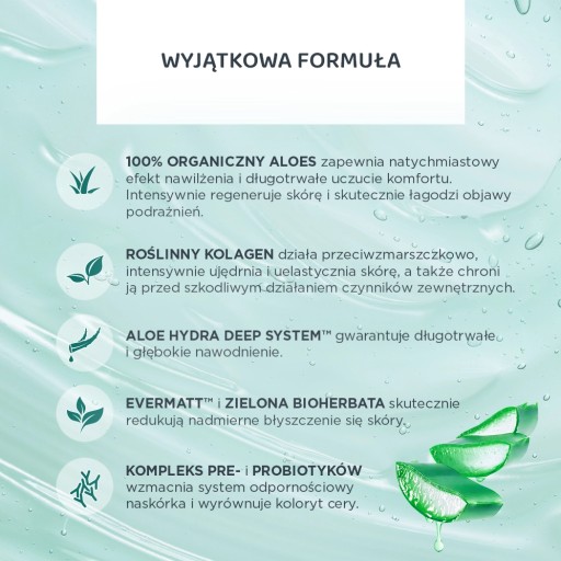 Eveline Cosmetics Organic Aloe gél na tvár