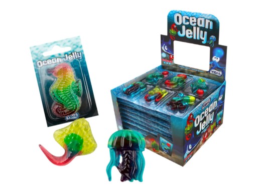 Ocean Jelly Vidal želé vodné živočíchy 6ks/66g