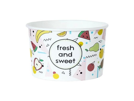 Fresh&Sweet papierové zmrzlinové poháre 130ml 25 ks