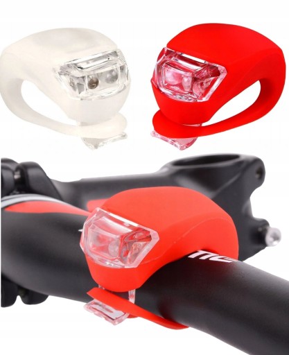 LED BICYKLOVÉ SVETLO LED PREDNÉ ZADNÉ 2 KUSOVÉ NAPÁJANIE