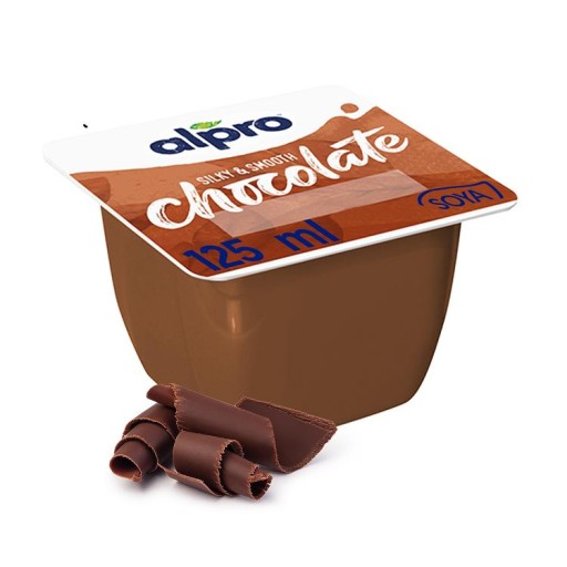 Sójovo-čokoládový dezert + vitamín B12 a D2 125 g Alpro
