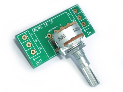 POTENCIOMETER ALPS POZLATENÁ DPS PRE RK16 RK27