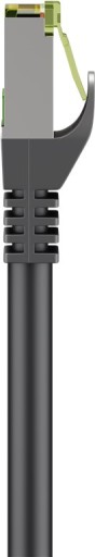 LAN Patchcord CAT 8.1 GHMT S/FTP kábel, čierny, 2m