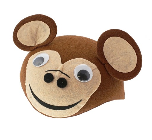 Felt Monkey Hat Show