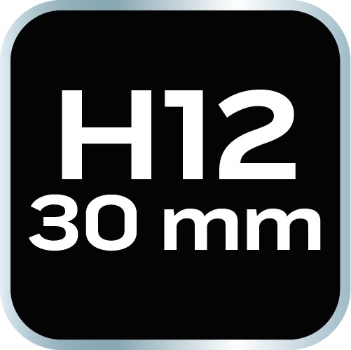 HEX hrot 12 x 30 mm, S2 x 2 ks.