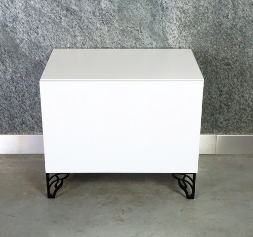 Nábytková noha KVET 13 cm, moderná, čierna