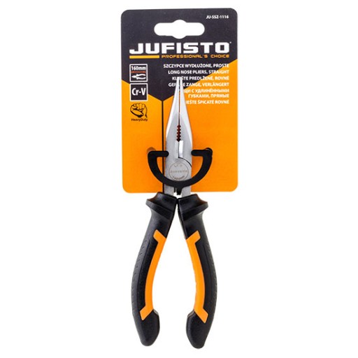 Rovné, podlhovasté kliešte Jufisto SSZ-1116 160mm