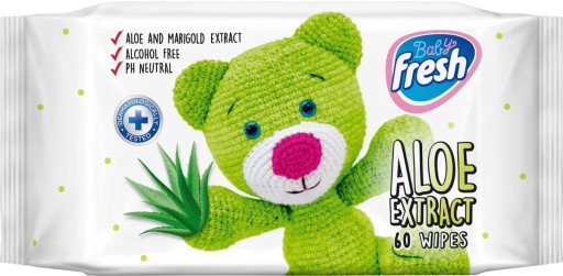 BABY FRESH Vlhčené obrúsky - Aloe - 60 ks.