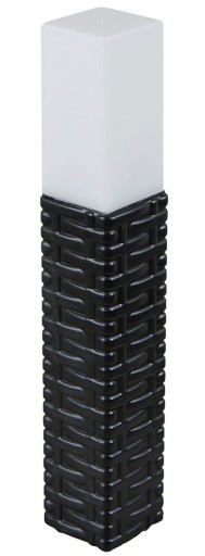 LED solárne svietidlo, zapustený štvorcový stĺpik, záhradná dekorácia, vstupy na terasu, P-302