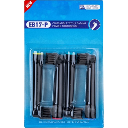 4X NÁSTROJE NA ELEKTRICKÚ ZUBNÚ KEFKU NA UHLIE