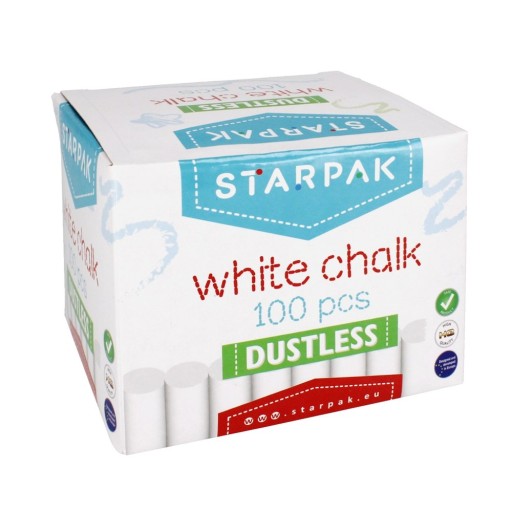 WHITE SCHOOL CHALK (100)