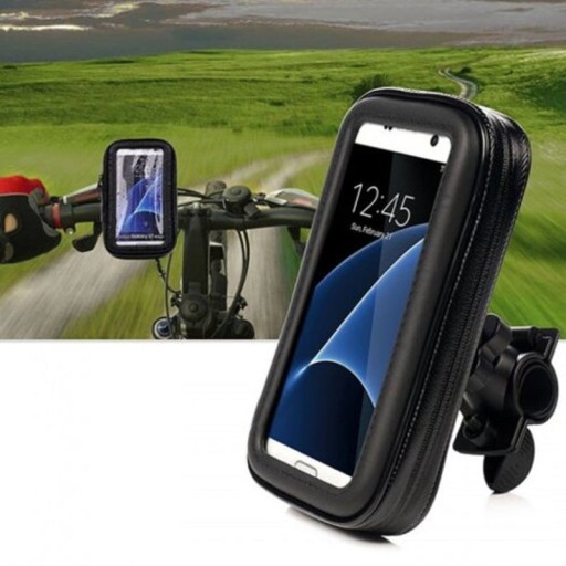 DRŽIAK TELEFÓNU NA BICYKEL GPS VODEODOLNÝ KRYT POUZDRA NA RIADITEĽKY