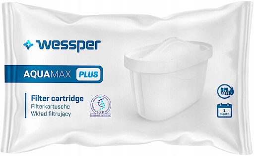 2x WESSPER AQUAMAX PLUS AQUA MAX Plus FILTER na VODU pre BRITA DAFI CARAFE