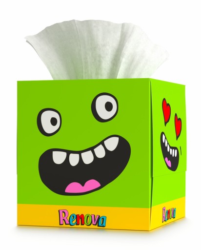 Renova detské obrúsky GREEN 50 ks