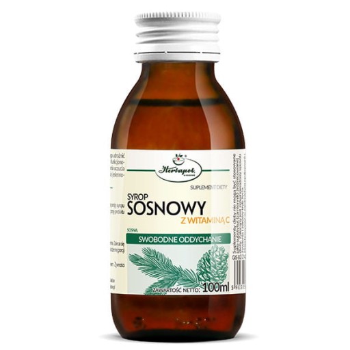 Herbapol Kraków Borovicový sirup s vitamínom C 100 ml